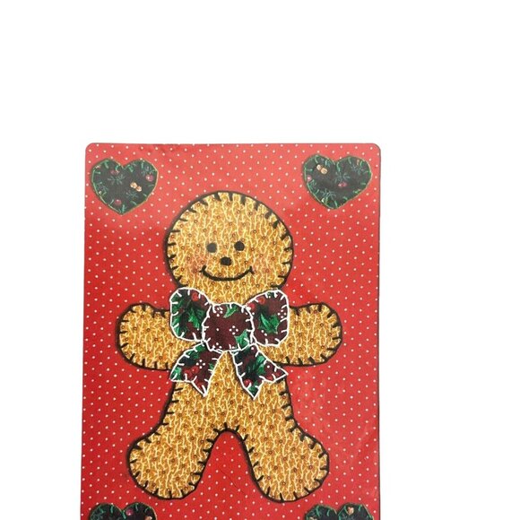 Stitch A Card Applique Kit # 1193 by NeedleMagic "Gingerbread Boy" - Picture 9 of 10